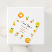 小さなかわいこちゃんレモン柑橘類ありがとう赤ちゃんシャワー フェイバータグ (インサイチュ)
