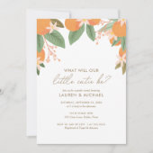 小さなかわいこちゃん性がパーティーを明かす 招待状 (正面)