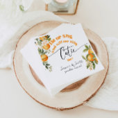 小さなかわいこちゃん性が彼または彼女を明らかにする スタンダードカクテルナプキン