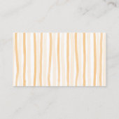 小さなかわいこちゃん柑橘系の赤ちゃんシャワーおむつラッフル エンクロージャーカード (裏面)