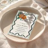 小さなかわいこちゃん男女兼用のシャワー 招待状