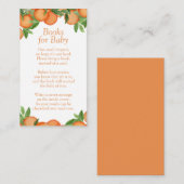 小さなかわいこちゃん赤ちゃんシャワー本ベビー囲い エンクロージャーカード (正面/裏面)