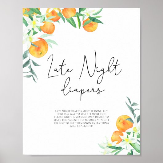 小さなかわいこちゃん\深夜おむつゲーム ポスター (正面)