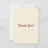 小さなかわいらし恐竜の水彩孵化 サンキューカード (裏面)