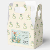 小さなかわいらし恐竜の水彩孵化 フェイバーボックス (見開き)