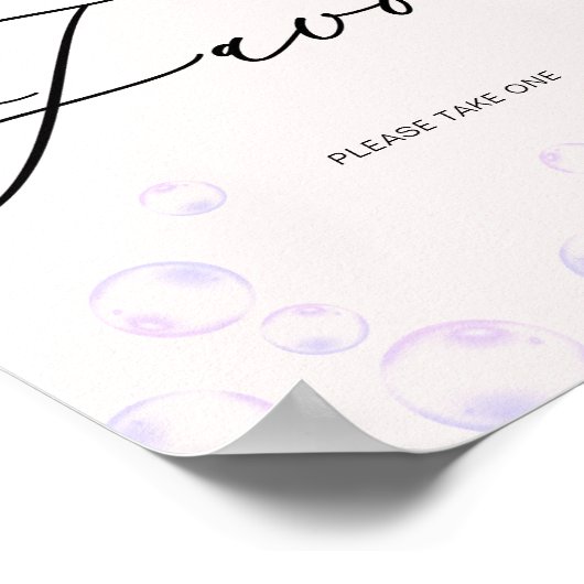 小さなかわいらし真珠は赤ちゃんシャワーを好む ポスター (角)