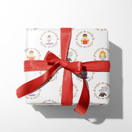 小さなくるみ割りキャラクター ラッピングペーパー