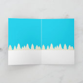 小さなくるみ割り人形のクリスマスカード サンキューカード (内部)