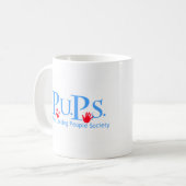 小さなけがの仔犬 - 救出！ コーヒーマグカップ (正面左)