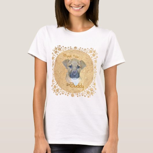 小さなけがの仔犬 - 救出! Tシャツ (正面)