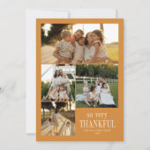小さなことだけど とっても感謝 写真 感謝祭おめでとう シーズンカード (正面)