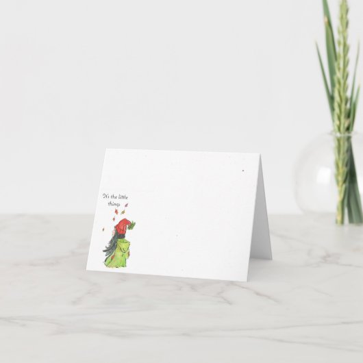 小さなことだ サンキューカード (正面)