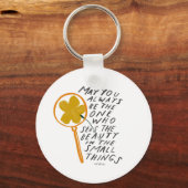 小さなことで光を見感動的る キーホルダー (正面)