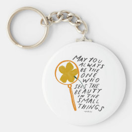 小さなことで光を見感動的る キーホルダー