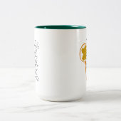 小さなことで光を見感動的る ツートーンマグカップ (中央)