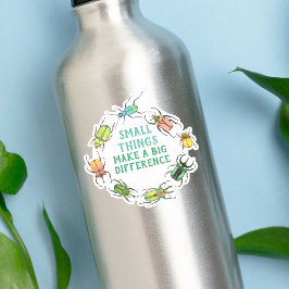 小さなことで大きな違いを作るカブトムシ シール