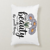 小さなことで美しいを見つける アクセントクッション (正面(垂直))