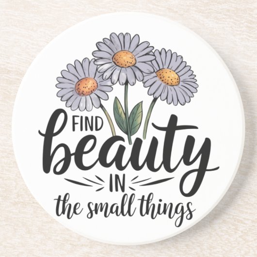 小さなことで美しいを見つける コースター (正面)