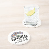 小さなことで美しいを見つける コースター (側面)