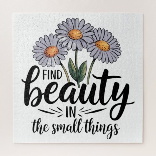 小さなことで美しいを見つける ジグソーパズル (縦)