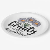 小さなことで美しいを見つける ペーパープレート (アングル)