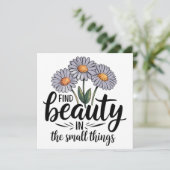 小さなことで美しいを見つける 招待状 (スタンド正面)