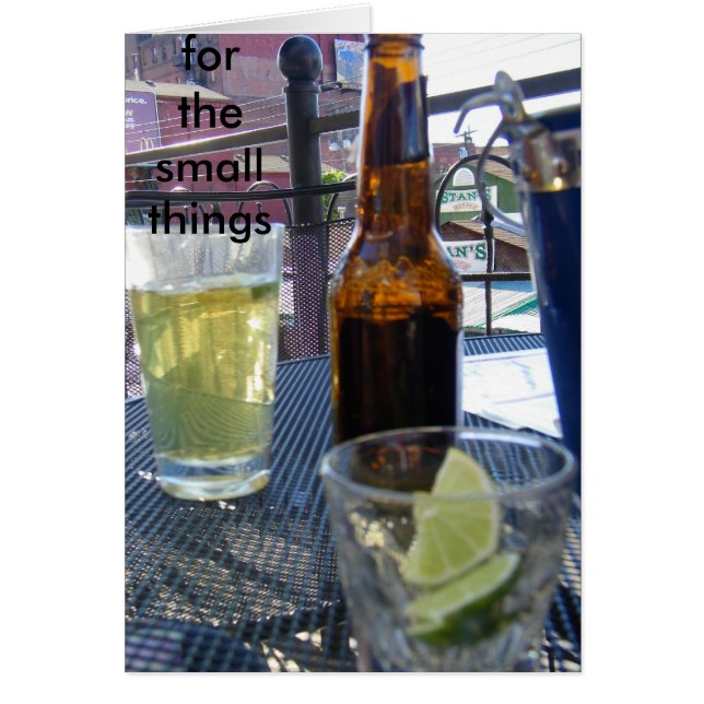 小さなことに感謝する (正面)