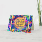 小さなことに感謝する カード (正面)