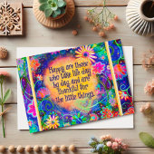 小さなことに感謝する カード