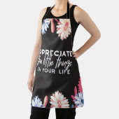 小さなことをありがたく思う引用文 エプロン (インサイチュ)