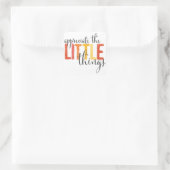 小さなことをありがたく思う スクエアシール (バッグ)