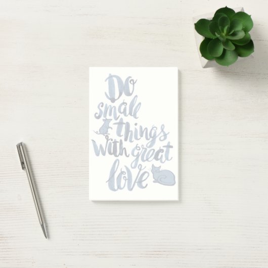 小さなことを愛で素晴らし行う ポストイット (オフィス)