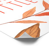 小さなこと楽しむは感謝祭のポスター ポスター (角)