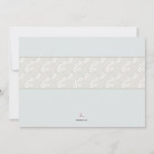 小さなささやき、男女兼用 招待状 (裏面)