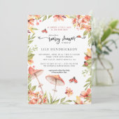 小さなてんとう虫 | 春のベイビーシャワー招待状 招待状 (スタンド正面)