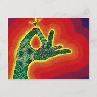 小さなどんぐりの種から、大きなオークが育つ ポストカード