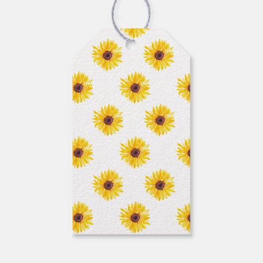小さなひまわりが途中シャワーギフトラベル ギフトタグ (裏面)