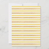 小さなひまわりのベビーシャワー招待状 招待状 (裏面)