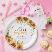 小さなひまわりの誕生日パーティー ペーパープレート (パーティー)
