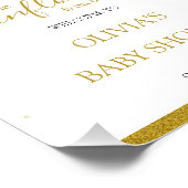 小さなひまわり赤ちゃんシャワー歓迎サイン フォトプリント            (角)