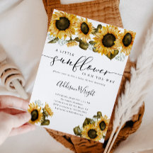 小さなひまわり赤ちゃんシャワー