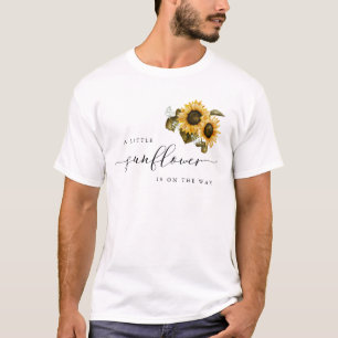 小さなひまわり赤ちゃんシャワー Tシャツ