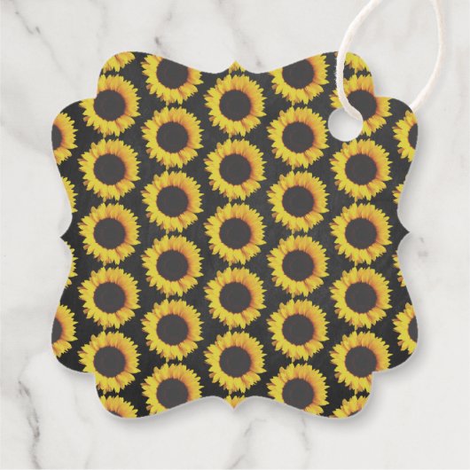 小さなひまわり2nd誕生日メッセージカード フェイバータグ (裏面)