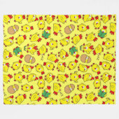 小さなひよこ フリースブランケット (正面(横))