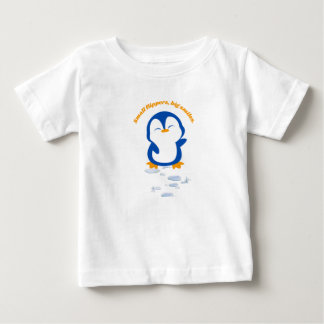 小さなひれと大きな笑顔 ベビーTシャツ