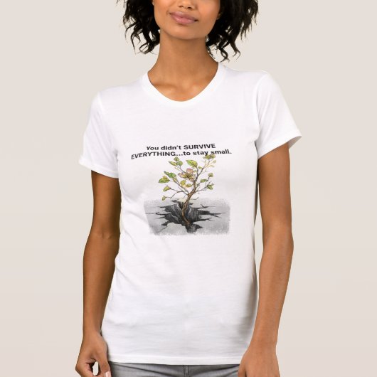 小さなままなどありえない Tシャツ (正面)