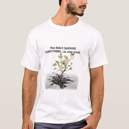 小さなままなどありえない Tシャツ (正面)
