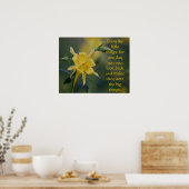 小さなものすべて黄色い花 ポスター (キッチン)