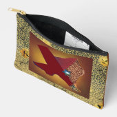 小さなもののためのテキサス州バッグ アクセサリーポーチ (見開き)