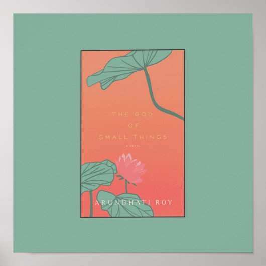 小さなものの神が本を覆う ポスター (正面)